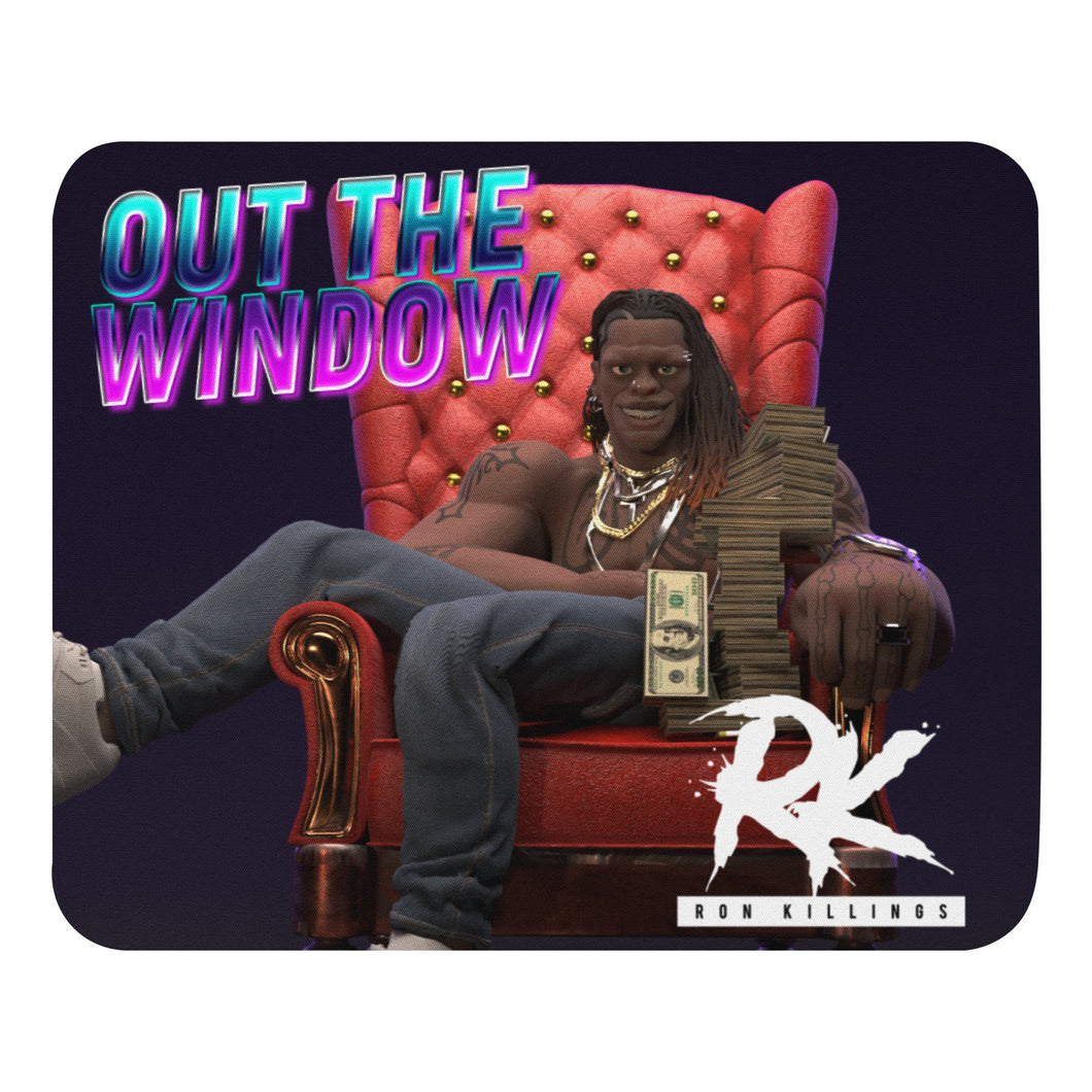 RK Out The Window (animated cartoon character) Mouse pad